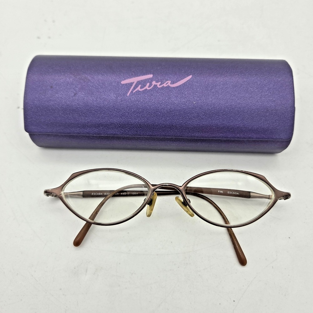 Escada E328 LBR 49-17-135mm F1N Frames ONLY Designer Eyeglasses